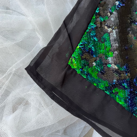 DollsKill Sequin Mini Skirt - Picture 2 of 6
